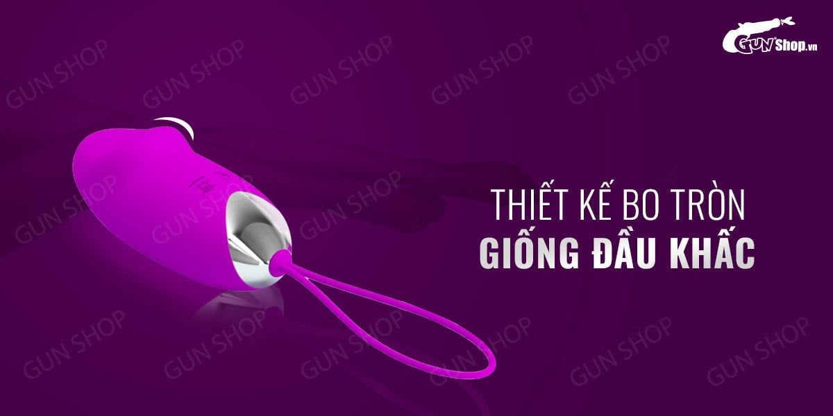 Trứng rung không dây Pretty Love Julia 12 chế độ rung sạc tiện lợi