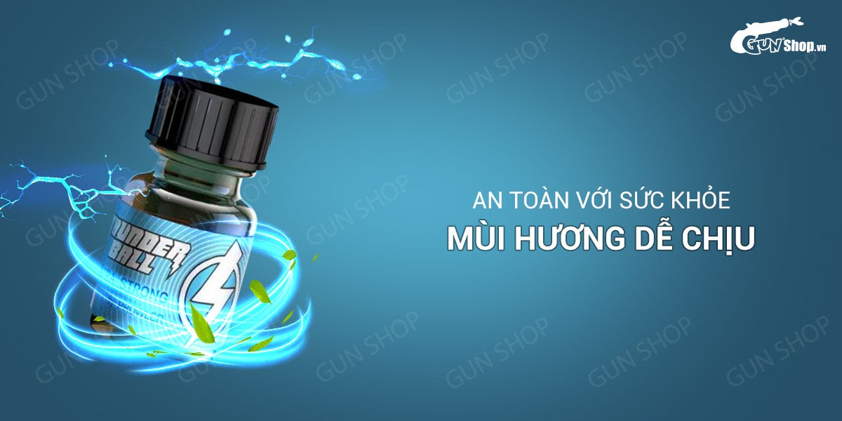Popper Thunder Ball 10ml USA Relax Hậu Môn Tăng Khoái Cảm Chính Hãng