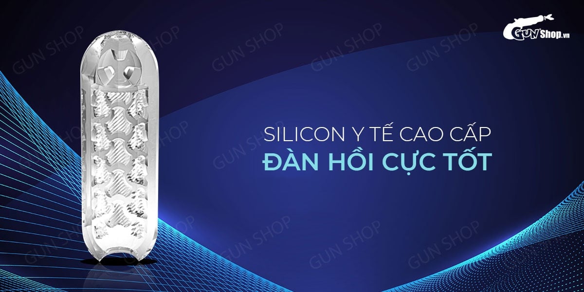 Âm đạo giả xoắn ốc, ôm khít, đầu dẹp – Tenga Spinner 01 Tetra
