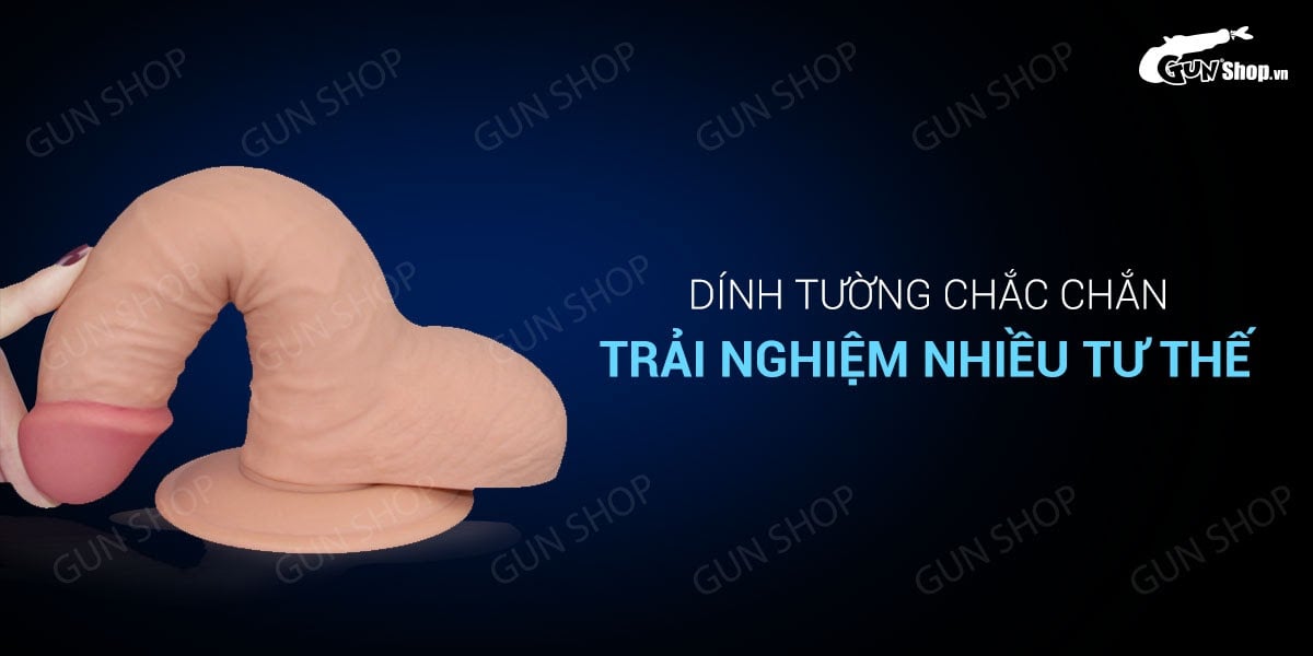 Lovetoy Ultra Soft Dude 7.5 – Dương vật giả dính tường siêu mềm, thật tay, an toàn