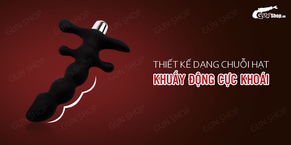 Shop bán Que rung kích thích hậu môn dùng pin - Chisa Black Mont giá sỉ