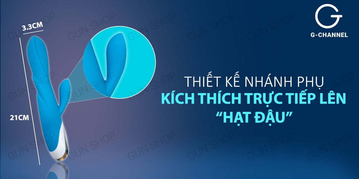 Dương vật giả Loveaider 7 chế độ rung xoay sạc điện cao cấp