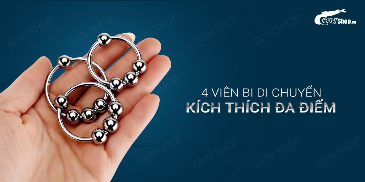 Vòng inox 4 bi tăng khoái cảm nam giới, siêu bền giá tốt