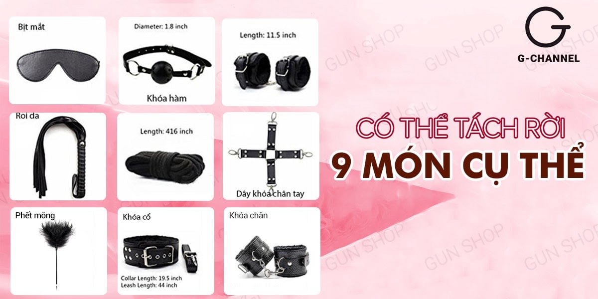 Bộ roi da BDSM cao cấp kích thích cực mạnh tăng khoái cảm Bộ roi da BDSM cao cấp kích thích cực mạnh tăng khoái cảm