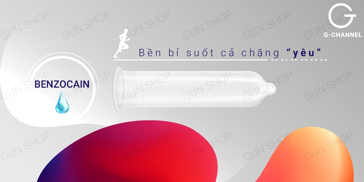 Bao cao su Shell Seahorse hộp 10 cái kéo dài thời gian hiệu quả
