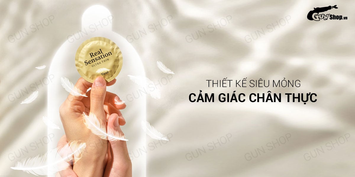 Đại lý Bao cao su Real Sensation Ultra Thin - Siêu mỏng - Hộp 12 cái  có tốt không?