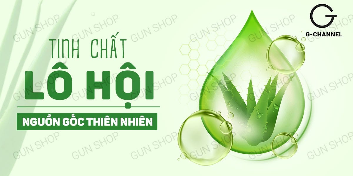 Đánh giá Gel bôi trơn tinh chất lô hội - Lexy Aloe - Chai 55ml  loại tốt