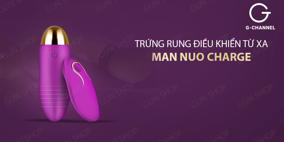 Cửa hàng bán Trứng rung điều khiển từ xa nhiều chế độ rung pin sạc - ManNuo Charge giá sỉ