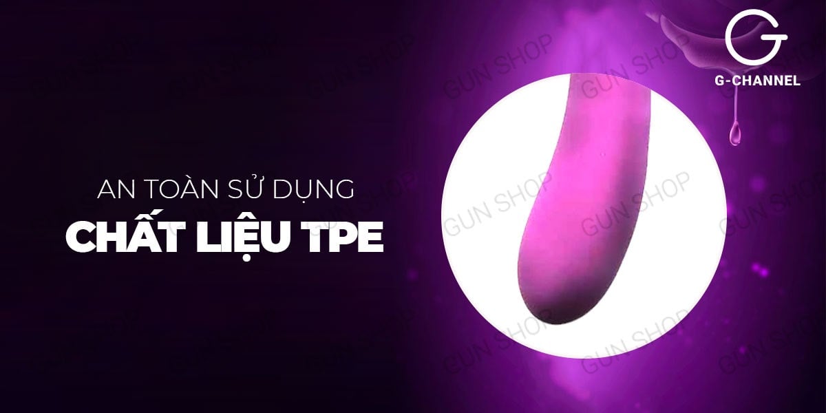 Máy rung êm ái đa chế độ Wistone quả cà tím tăng khoái cảm