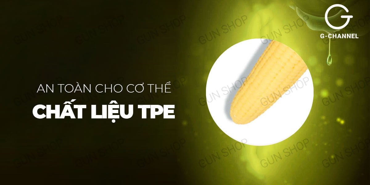 Sỉ Dương vật giả rung hình trái bắp đa chế độ rung sạc điện - Wistone Maize giá sỉ