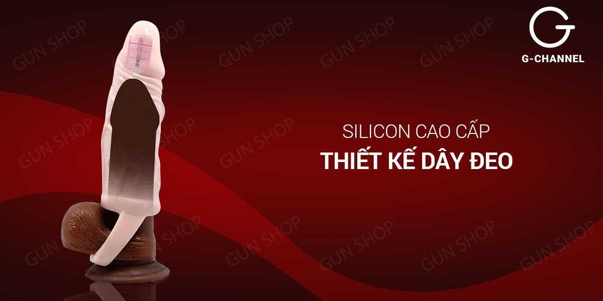Bao cao su đôn dên Pretty Love tăng kích thước, rung mạnh, dây đeo