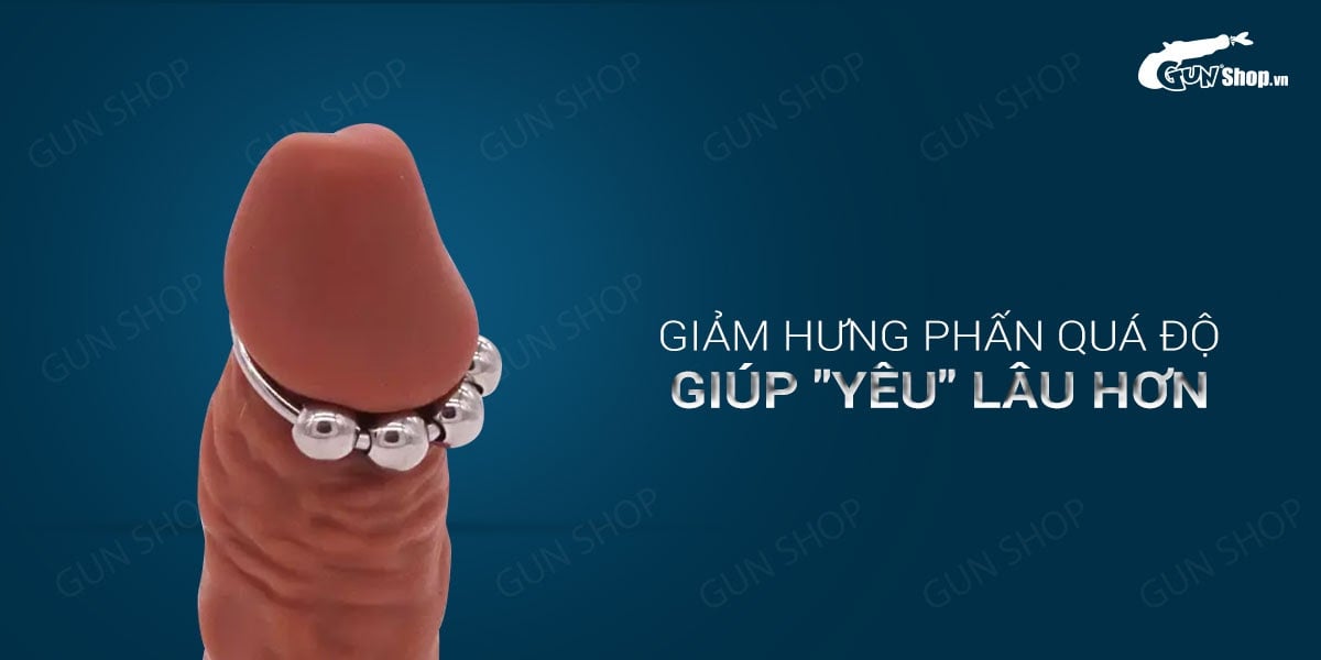 Vòng inox 4 bi tăng khoái cảm nam giới, siêu bền giá tốt