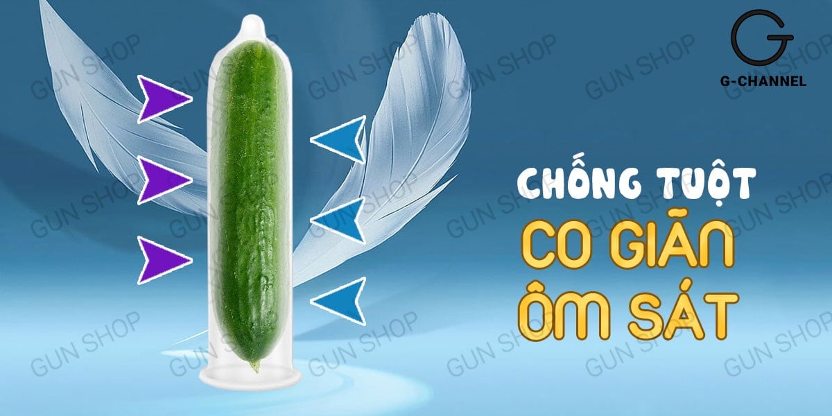 Shell Intense siêu mỏng 0.04mm hộp 3 cái an toàn thoải mái