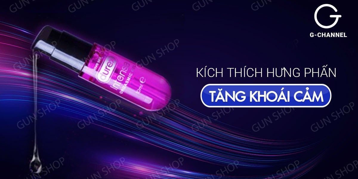 Bảng giá Gel bôi trơn kích thích và tăng khoái cảm nữ - Durex Intense Orgasmic - Chai 10ml  tốt nhất