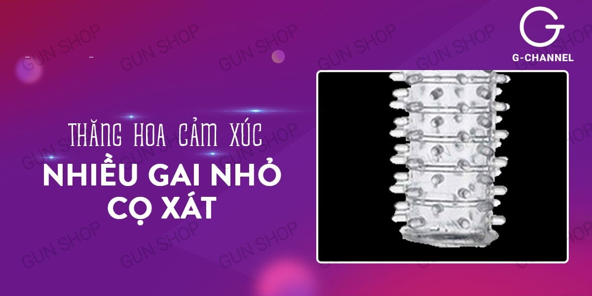 Bao cao su gai bi đôn dên tăng kích thước cảm giác mạnh