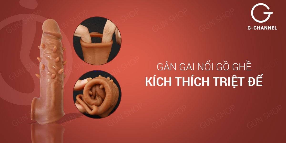 Bao cao su gai nổi Jiuai tăng kích thước thoải mái an toàn