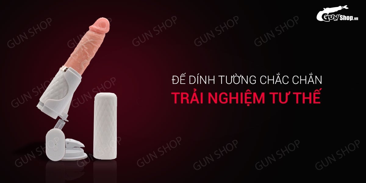 Đại lý Dương vật giả dính tường rung thụt tự động sạc điện - Uegea  cao cấp