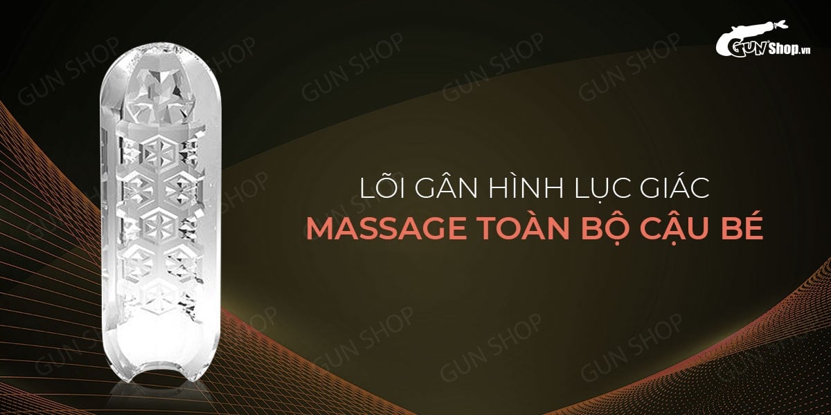 Âm đạo giả xoắn ốc, ôm khít - Tenga Spinner 02 Hexa