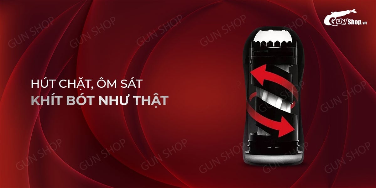 Âm đạo giả hút chặt, ôm khít - Tenga Airtech Twist