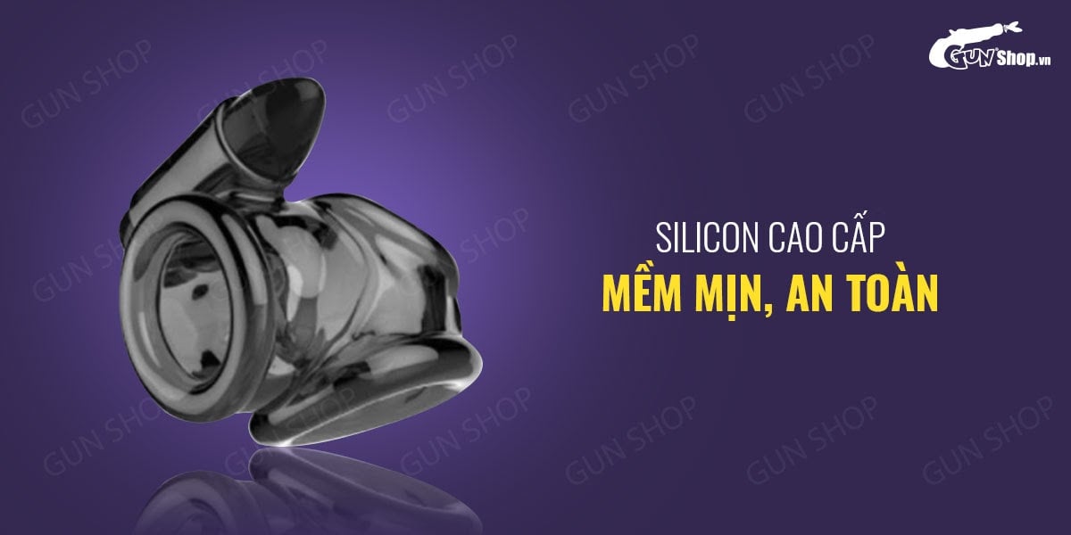 Bao cao su dương vật tăng kích thước Cock Sleeves rung mạnh