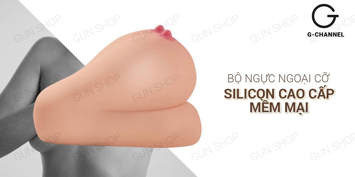 Ngực giả âm đạo hậu môn silicon cao cấp mềm mịn 3kg thỏa mãn đàn hồi chân thật