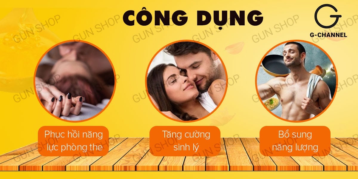 Tinh chất Hachimitsu tăng cường sinh lý nam nữ hiệu quả gói 1