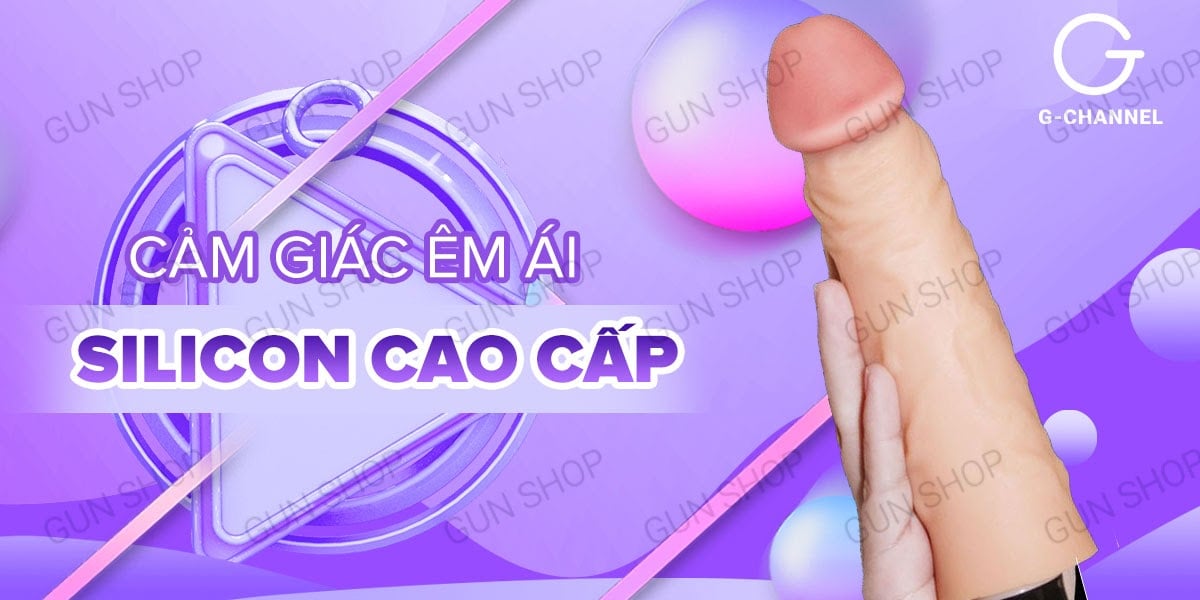 Dương vật giả cao cấp 10 chế độ rung pin sạc - Lovetoy Real Softee