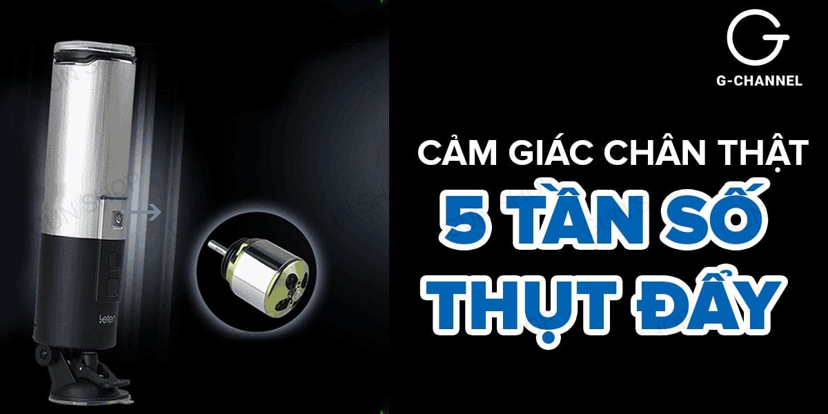 Phân phối Âm đạo giả sạc điện thụt đẩy tự động - Leten X-9  cao cấp