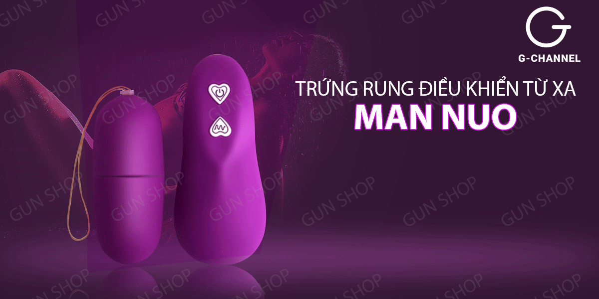 Trứng rung không dây 10 chế độ kích thích quyến rũ Man Nuo