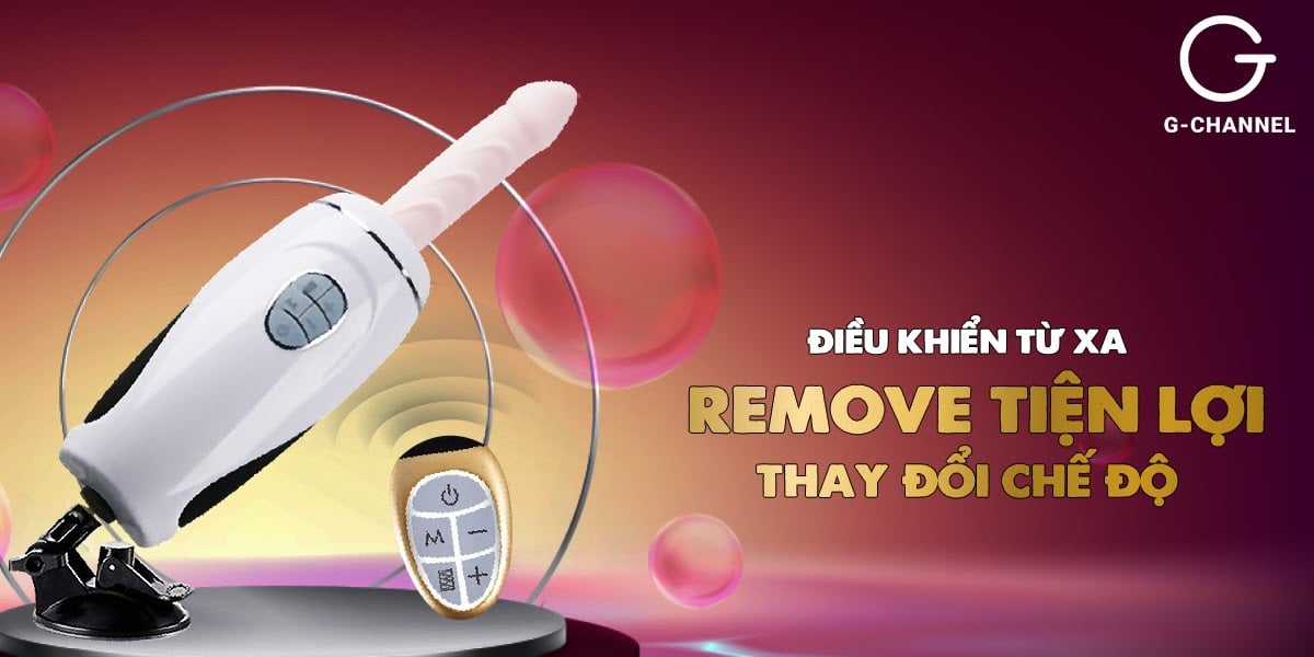 Dương vật giả xoay 360 độ tỏa nhiệt dính tường thụt mạnh Stroking Man III Silver