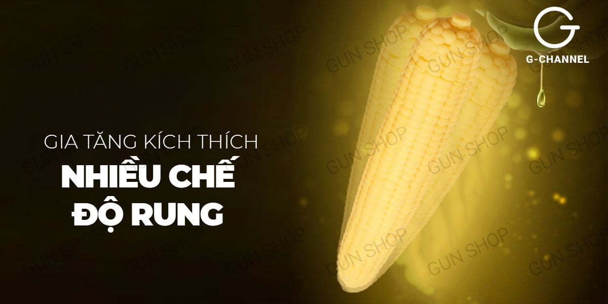 Sỉ Dương vật giả rung hình trái bắp đa chế độ rung sạc điện - Wistone Maize giá sỉ