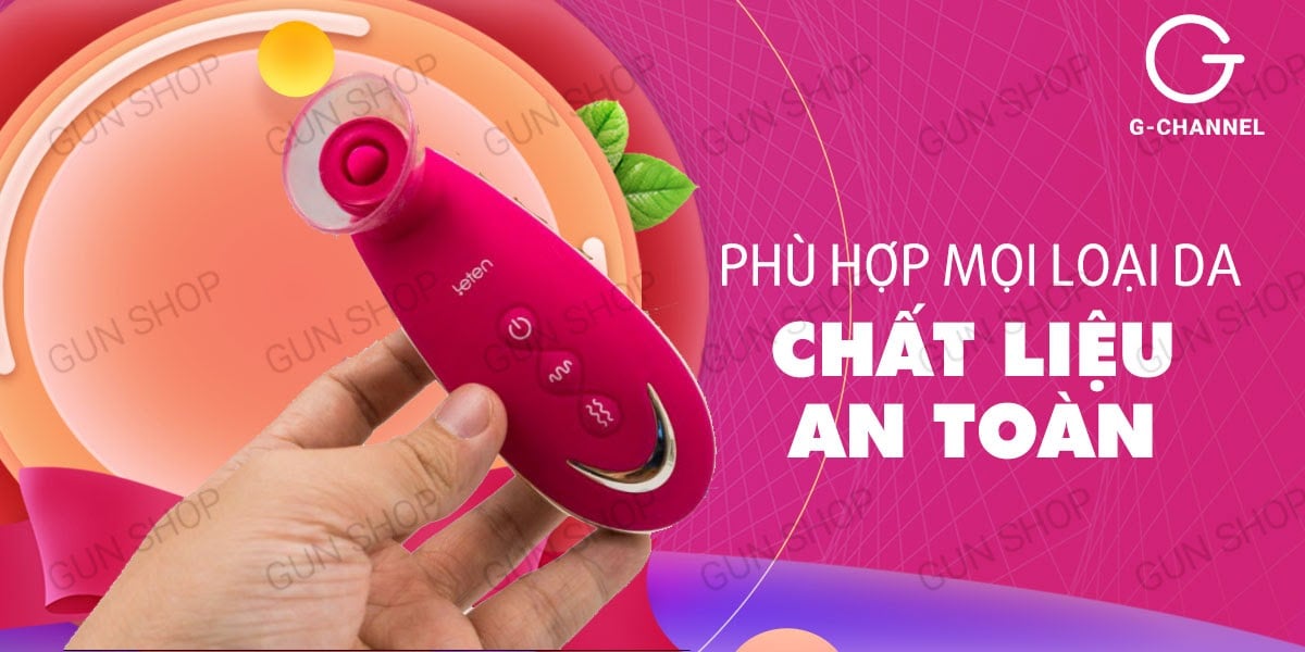 Máy rung Leten Sucker lưỡi giả hút liếm, kích thích cực khoái Máy rung Leten Sucker lưỡi giả hút liếm, kích thích cực khoái