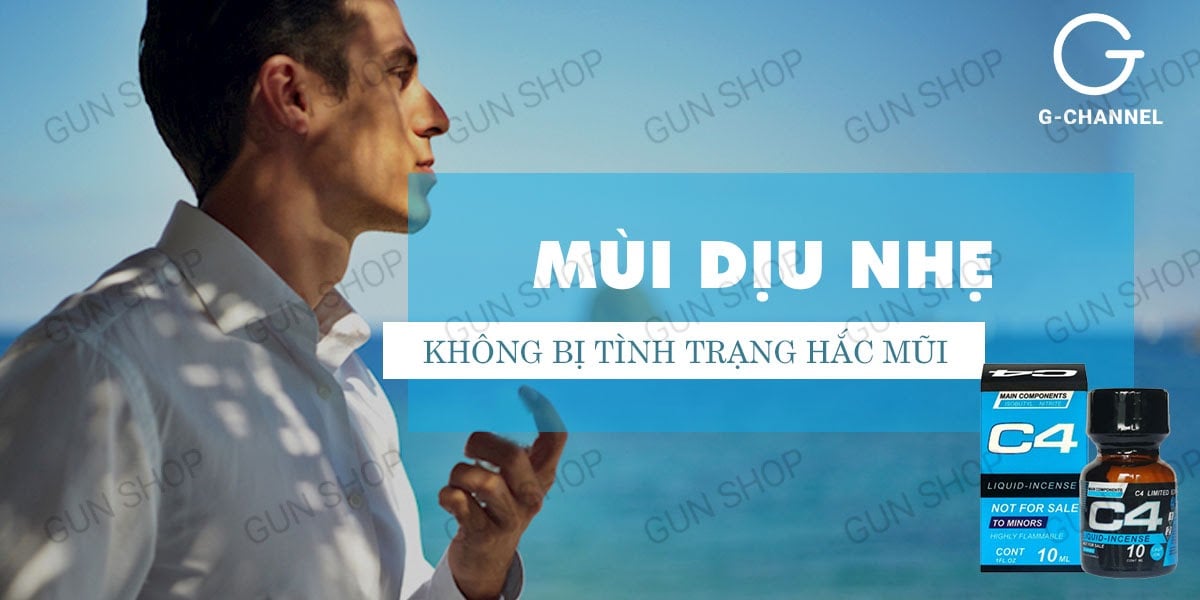Bỏ sỉ Popper C4 Blue 10ml chính hãng Mỹ USA PWD có tốt không?
