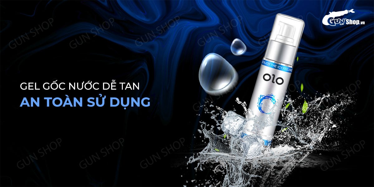 Gel bôi trơn OLO Cooling 60ml mát lạnh, tăng khoái cảm, an toàn