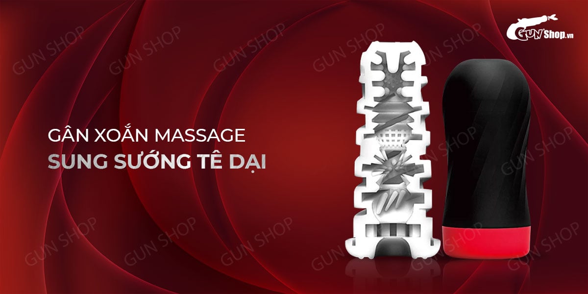 Âm đạo giả hút chặt, ôm khít - Tenga Airtech Twist