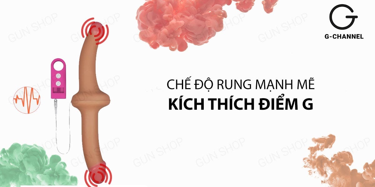 Lovetoy Holy Dong 12.5 Đa Chiều Rung Uốn Cong Dương Vật Giả 2 Đầu