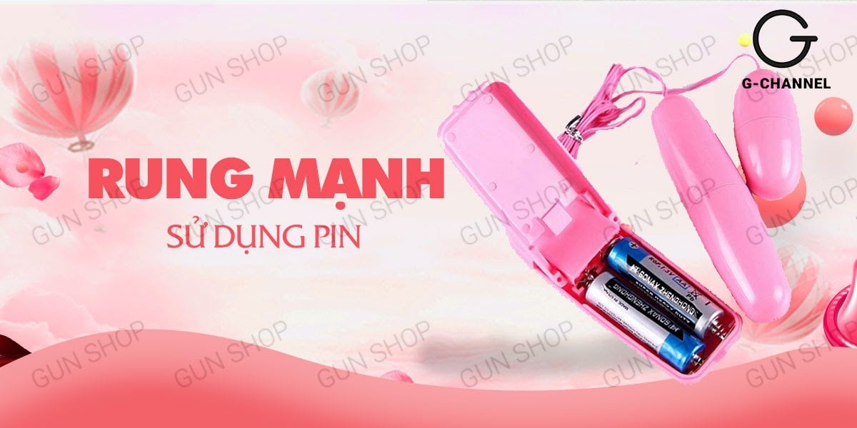 Trứng rung mini 2 đầu siêu mạnh dây dài giá tốt kích thích