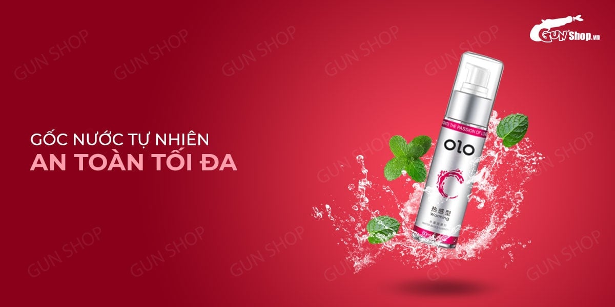 Gel bôi trơn ấm nóng OLO Warming 60ml tự nhiên mượt mà