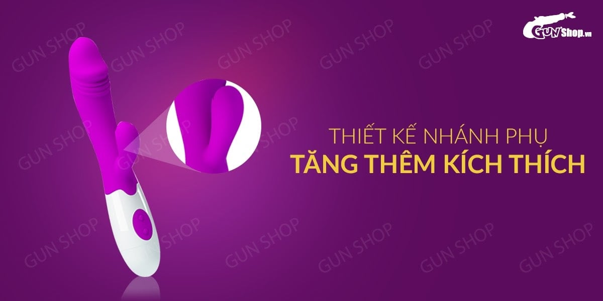 Máy rung đa chế độ Pretty Love Snappy pin sạc kích thích