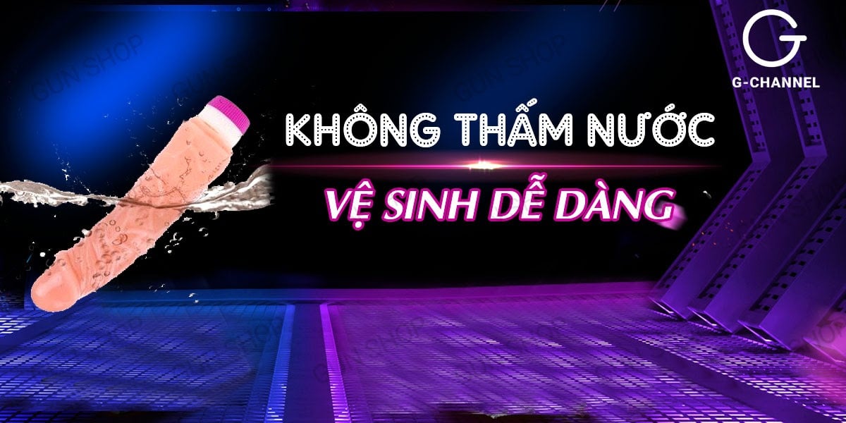 Dương vật giả silicon 2 pin Baile chất lượng tốt giá ưu đãi