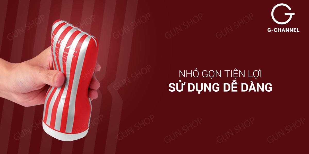 âm đạo giả nhỏ gọn, ôm khít, đầu dẹp - Tenga