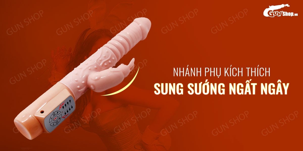 Dương vật giả Baile Hot Bunny rung thụt phát nhiệt, siêu mềm mại