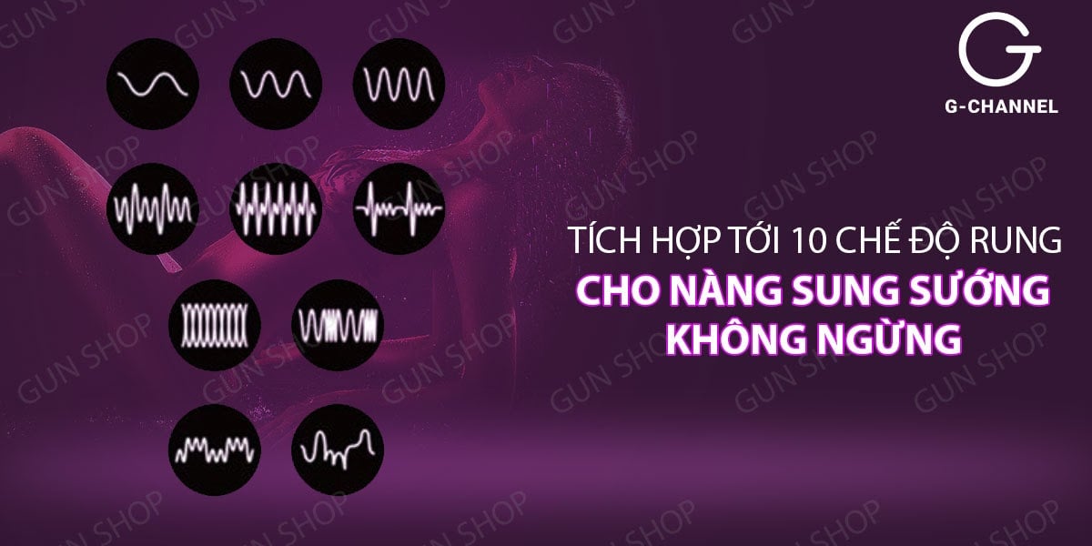 Trứng rung điều khiển không dây 10 chế độ rung kích thích mạnh