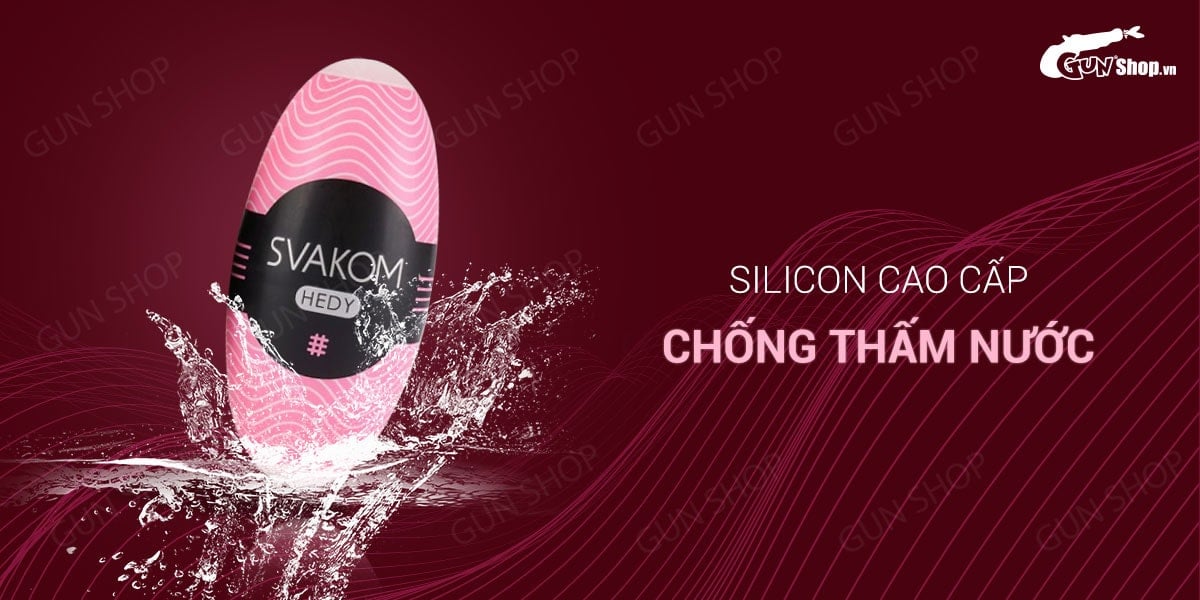 Âm đạo giả nhỏ gọn dạng trứng - Svakom Hedy Pink #