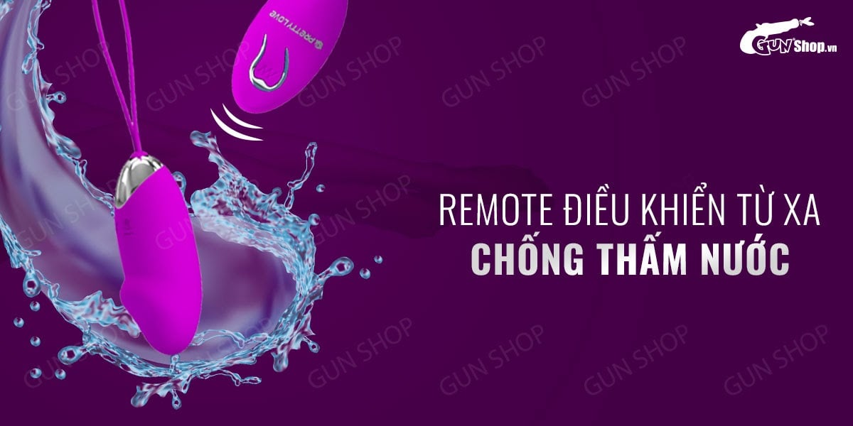 Trứng rung không dây Pretty Love Julia 12 chế độ rung sạc tiện lợi