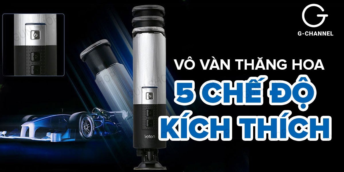 Phân phối Âm đạo giả sạc điện thụt đẩy tự động - Leten X-9  cao cấp