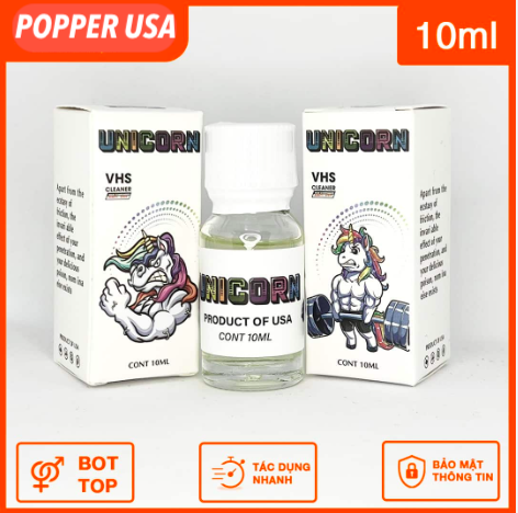 Popper Unicorn 10ml chính hãng kích thích phê mạnh