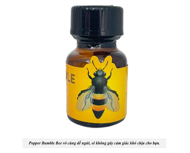 Popper Bumble Bee 10ml con ong vàng kích thích cực khoái hiệu quả Popper Bumble Bee 10ml con ong vàng kích thích cực khoái hiệu quả