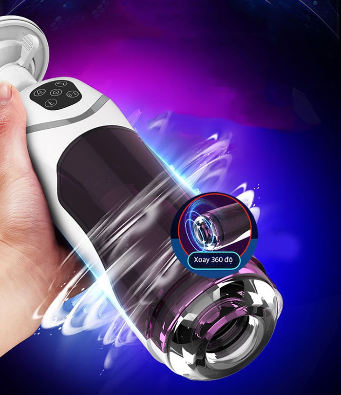 Máy âm đạo tự động LC EasyLove 360 độ rung thụt đa chức năng sục mạnh Máy âm đạo tự động LC EasyLove 360 độ rung thụt đa chức năng sục mạnh
