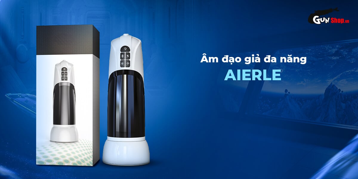 Âm đạo giả đa năng AierLe rung thụt hút sưởi ấm cực đã